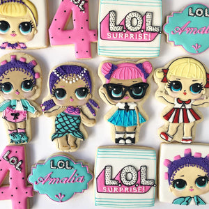 LOL Doll Sugar Cookie Set