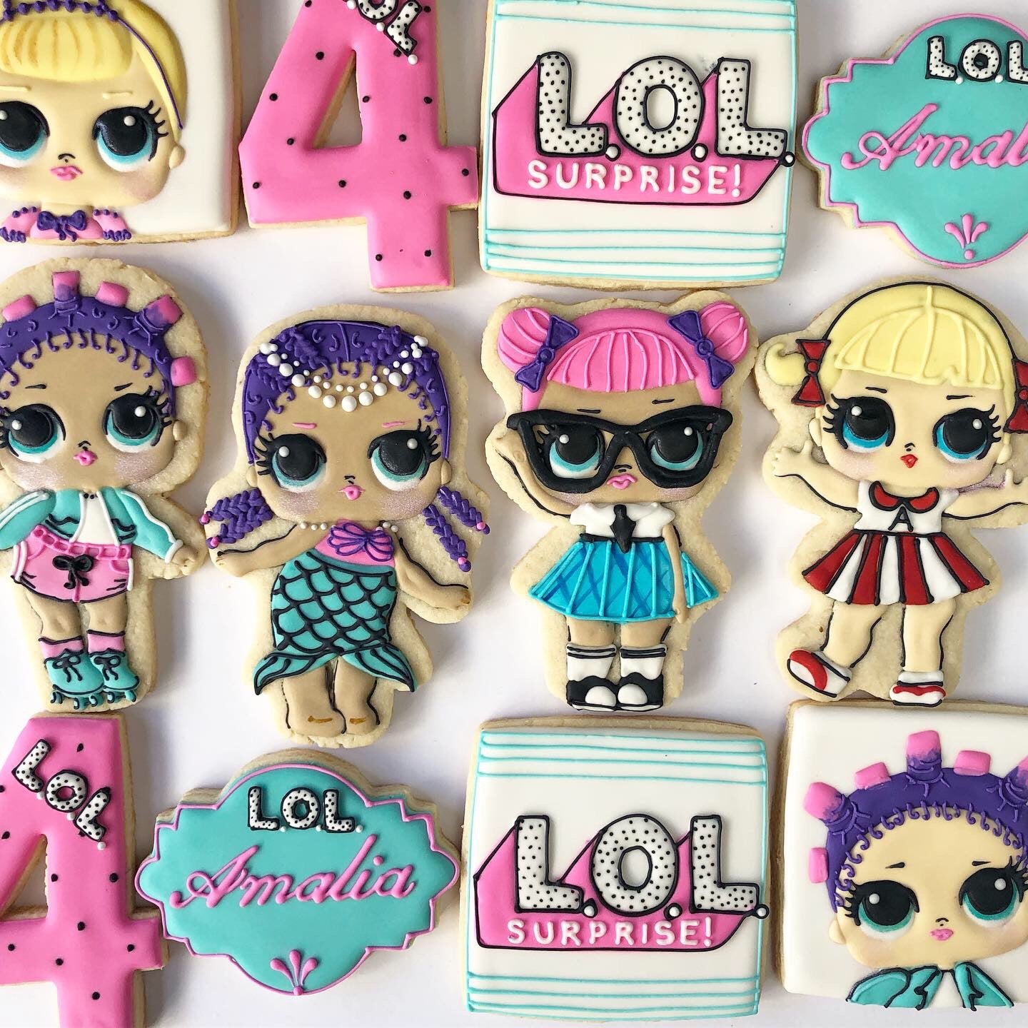 LOL Doll Sugar Cookie Set – Baked by Bri