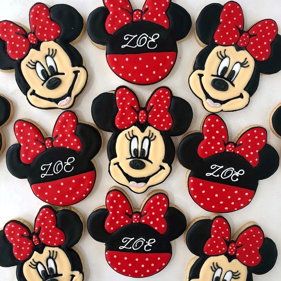 Minnie Mouse Sugar Cookie Set