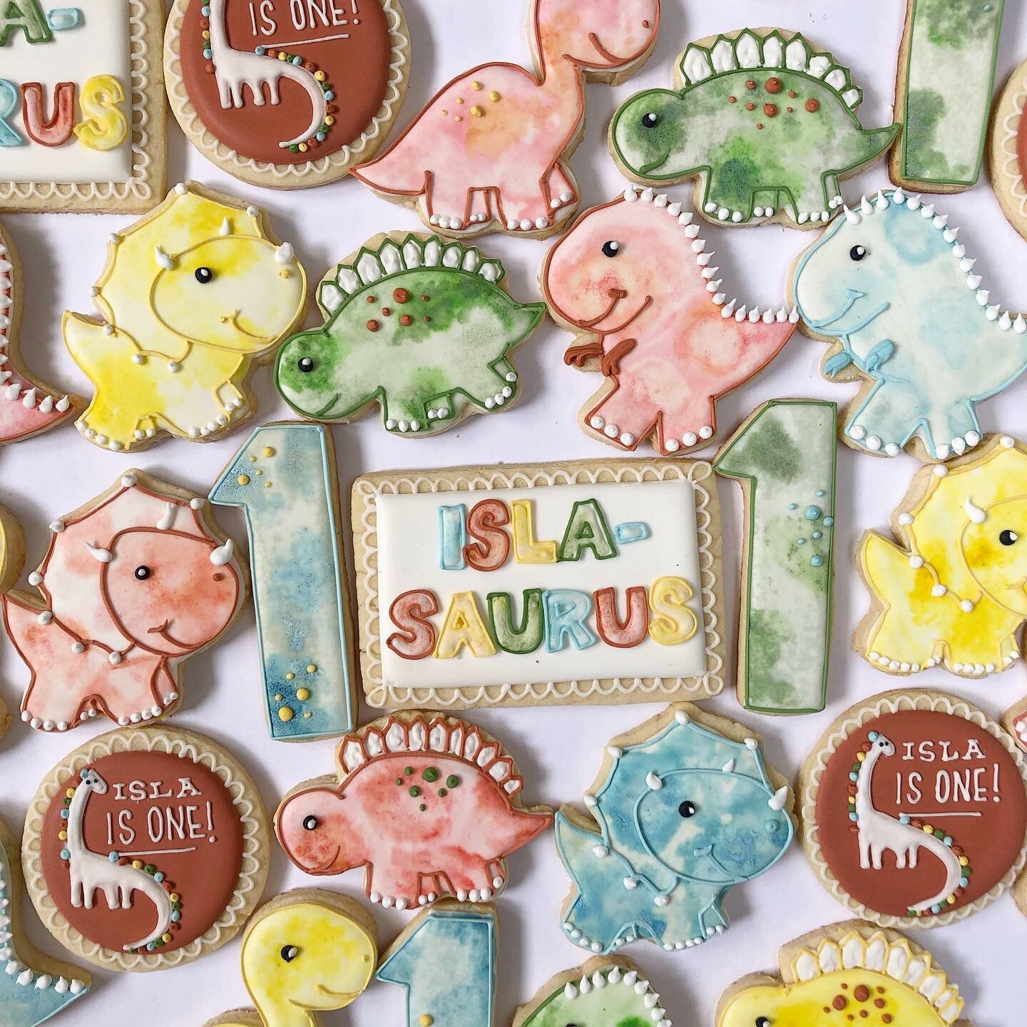 Baby Dinosaur Sugar Cookie Set