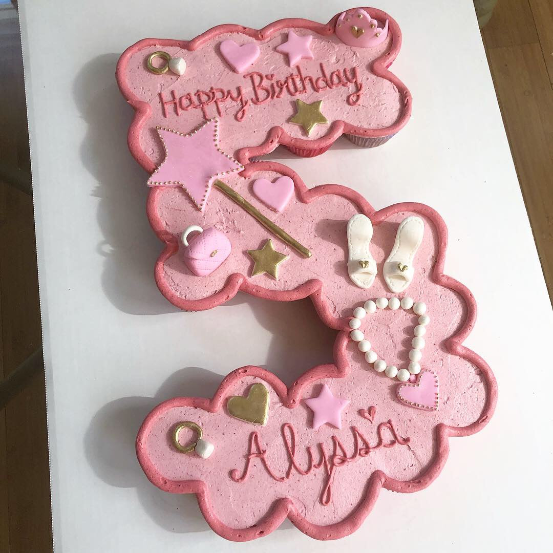 21st Birthday Shaped Cupcakes — Trefzger's Bakery