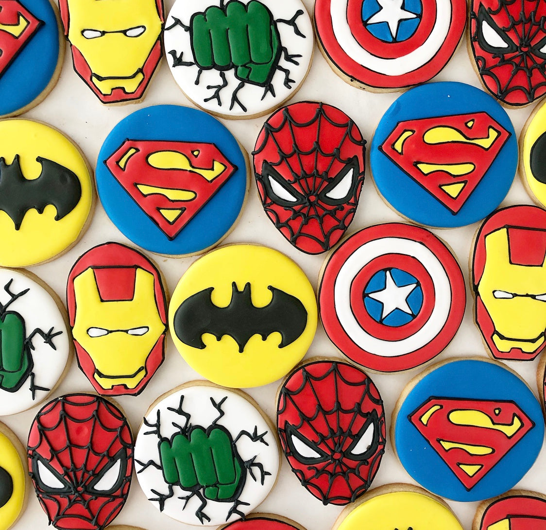 Superhero Sugar Cookie Set