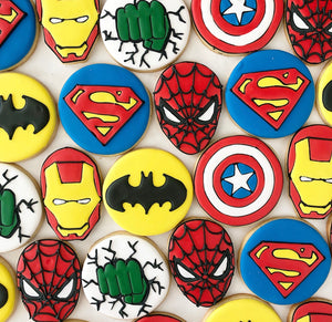 Superhero Sugar Cookie Set
