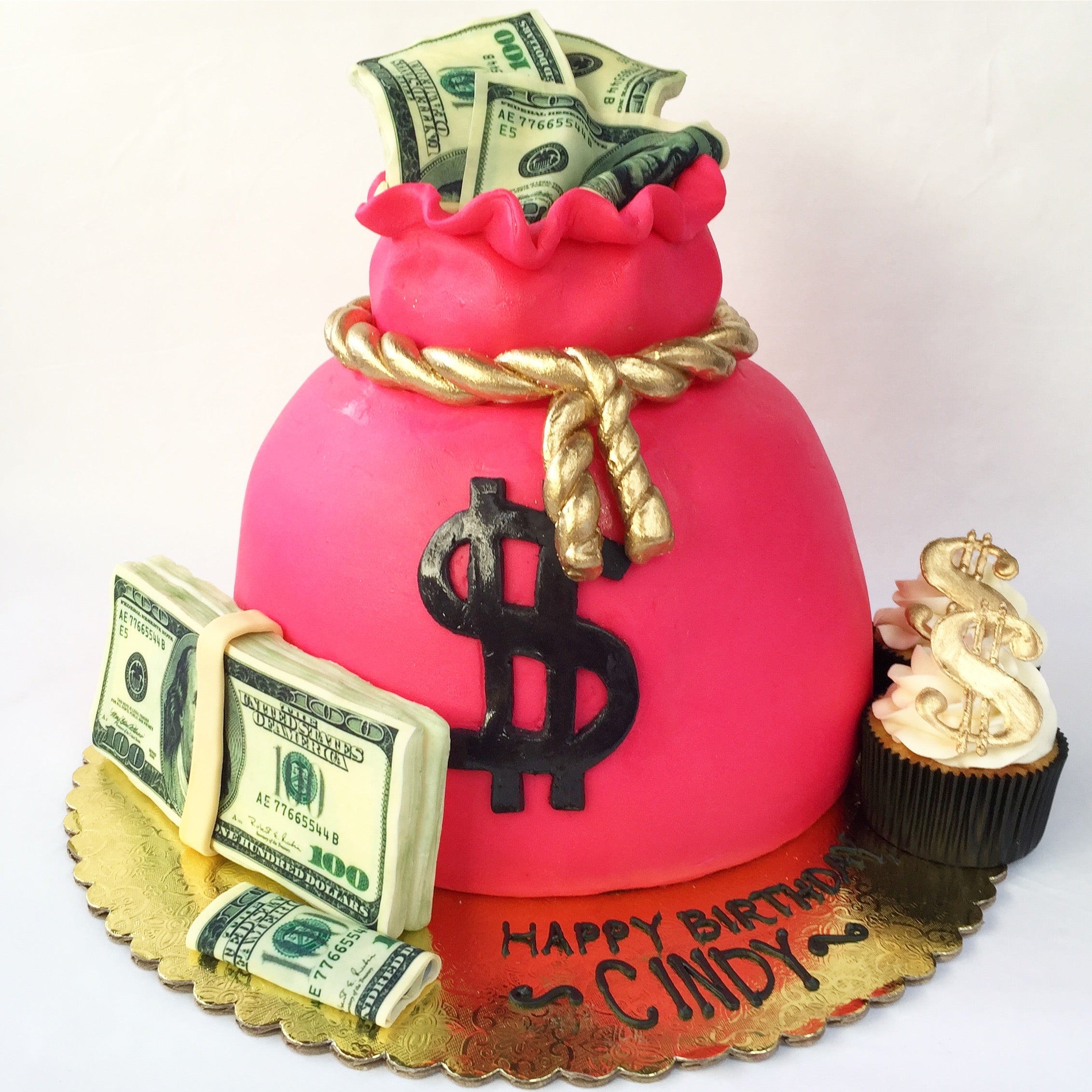 Red Bag Cake - Birthday Cakes for Women