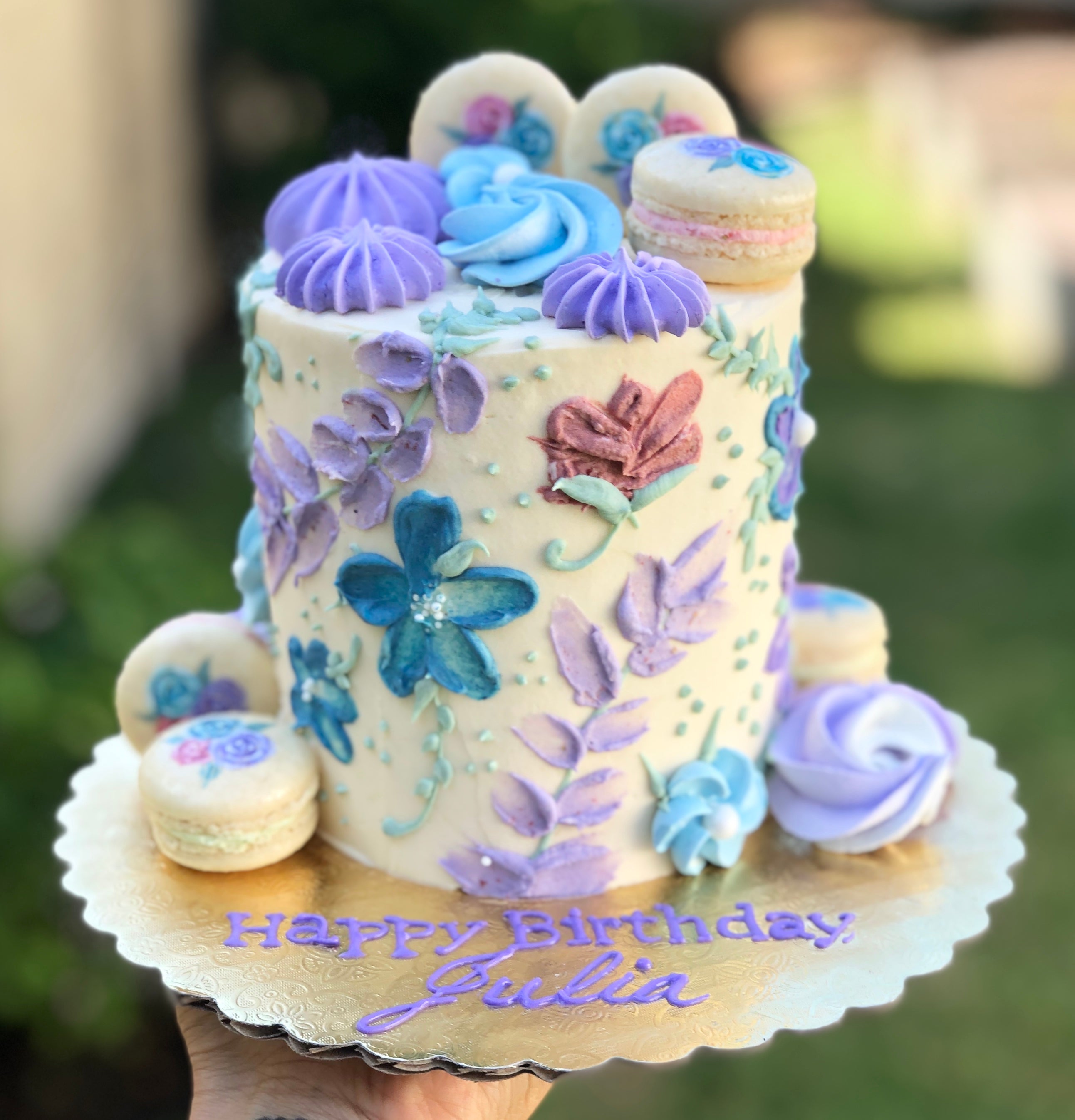 Floral Fantasy Mini Smash Cake
