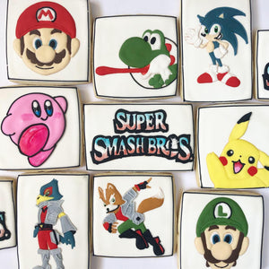 Super Smash Bros Sugar Cookie Set